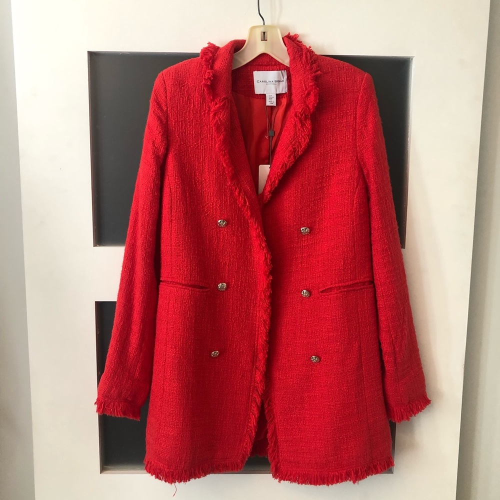 Carolina Belle Mid Boucle Jacket Sz M